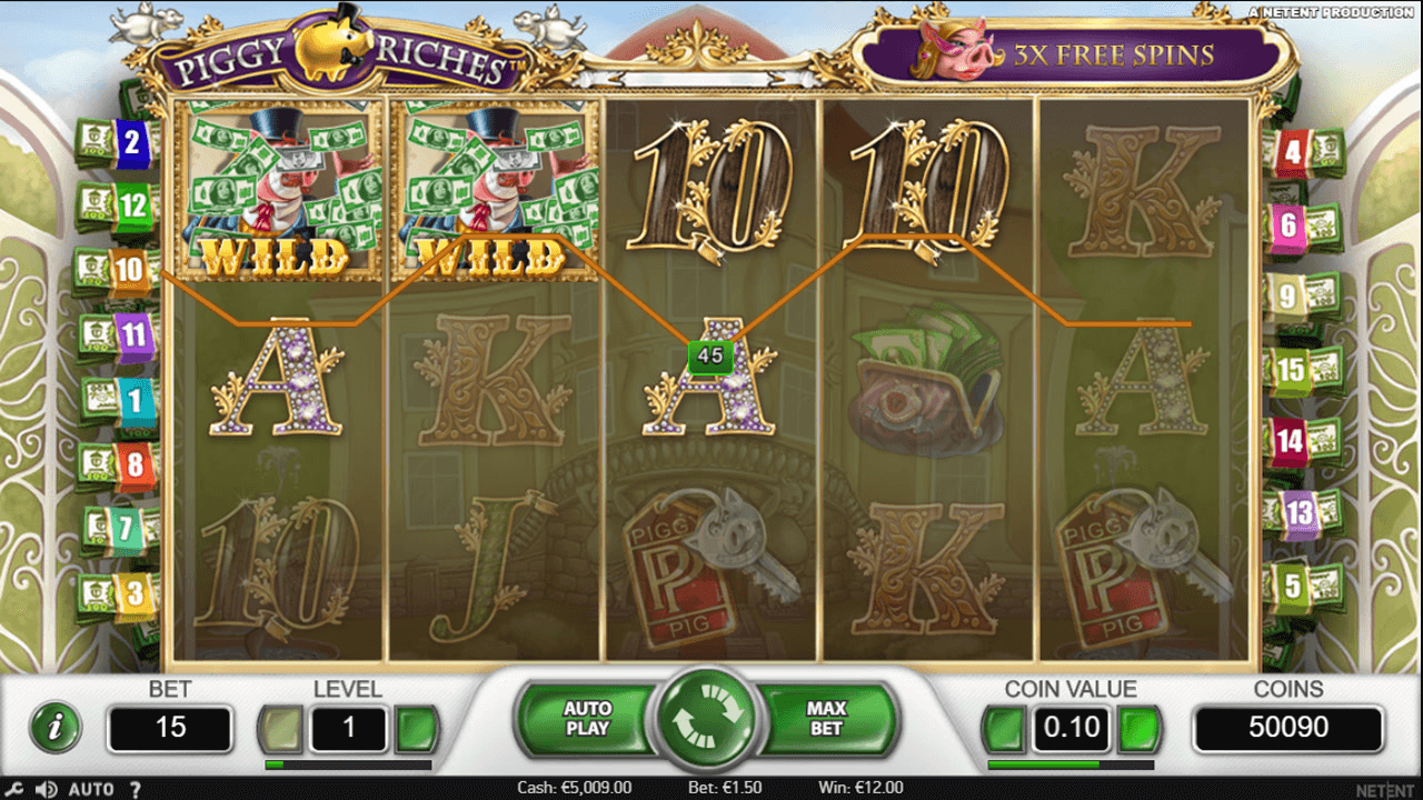 Piggy Riches demo gratis compativel com celular iOS e Android